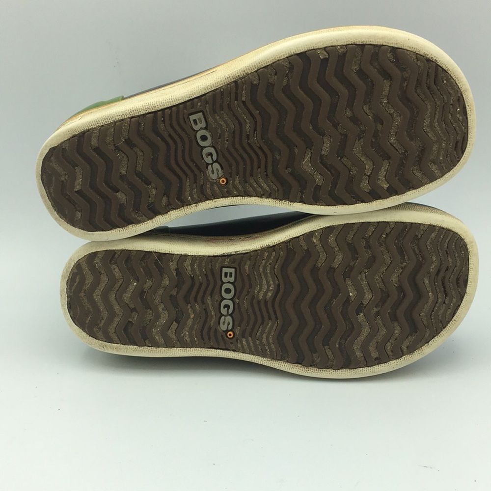 Bogs Navy Blue & Green Slip-On Casual Chelsea Ankle Boots 13 - Picture 8 of 8